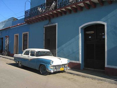 A so-called 'yank tank' or 'maquina' in Trinidad, Cuba