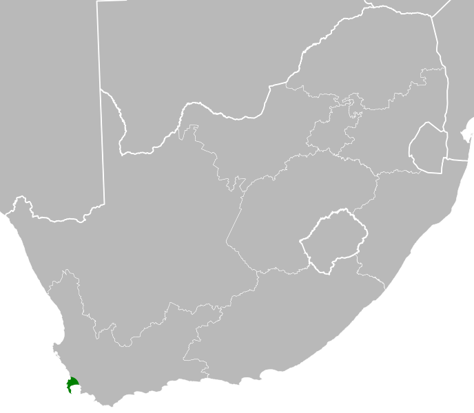File:Cyclopia latifolia distribution.svg