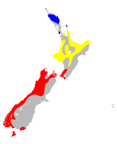 File:Mystacina tuberculata distribution.svg