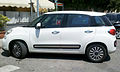 " 13 - ITALY - Fiat 500L White minivan in Alghero side view.jpg
